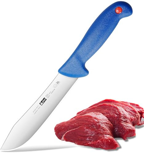 Couteau Boucher Professionnel Couteaux a Depecer: 17.5cm Viande Tranchant Couteau Filet de Sole