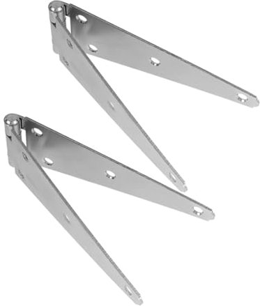 NAMOARLY 2stücke Verzinkte Eisen-tor-scharniere Robust Für Garten Und Garagentore Schwere Ausführung Installieren Für Stabile Türoperationen