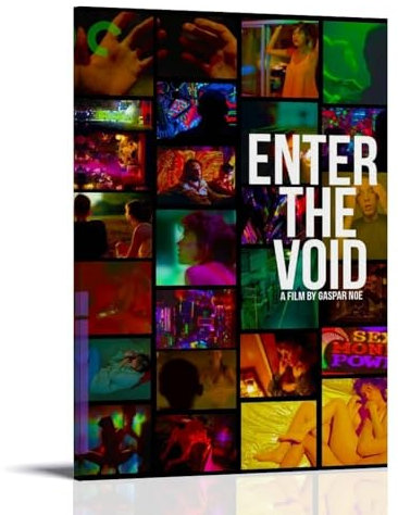 YUERBNC Poster Enter The Void, ästhetisches Cover-Poster, Design Gemälde für Wohnzimmer, Schlafzimmer, 30 x 45 cm, Rahmenstil