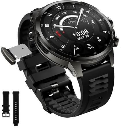 Black Shark Watch X Pro Smartwatch, Orologio Telefono Android 4G con Schermo AMOLED da 1,75, Fotocamera Rotante, 4GB+32GB, GPS, Autonomia 75H, Monitoraggio Attività e Salute, IPX5, Nero