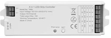 Regolatore LED 5 in 1 RGB RGBW CCT dimmer for strisce luminose 12V 24V(5 in 1 Controller)