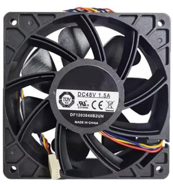 RTDPART Ventilador de enfriamiento para Cooler Master DF1203848B2UN DC48V 1.5A 4PIN Nuevo