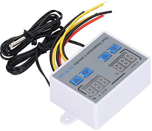 Marhynchus Hohe Genauigkeit Dual Display Thermostat Switch 10K -Sensor für Breite Temperaturbereiche