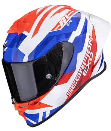 SCORPION EXO-R1 EVO II AIR VALERE White-Red-Blue XS
