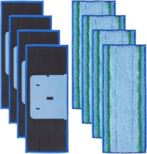 Wischmopp-Pad, Kompatibel Mit Braava Und Jet M6 Wischrobotern, Waschbares Ersatz-Reinigungspad(8pcs)