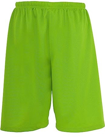 Urban Classics Herren Cargo Sportshorts Bball Mesh Shorts TB046, Gr. W30 (Herstellergröße: S), Grün (Limegreen 00146)