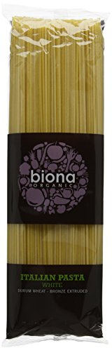 Biona Organic White Durum Wheat Spaghetti 500g, Pack of 12 | 100% Organic Durum Wheat, Authentic Italian Pasta, Ideal for Classic Pasta Dishes, Suitable for Vegans