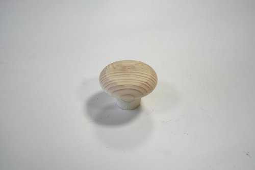 Knopf Möbelknopf Schrankknopf Echtholz Kiefer naturbelassen Durchmesser 40mm