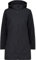 CMP - Parka da donna con cappuccio e zip, Nero, M