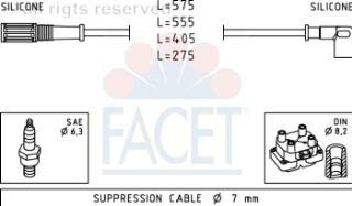 Facet 4.8616 Zⁿndleitungssatz