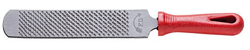 Dick Hufraspel mit Griff Länge 200x40x5 mm, roter Griff, Qualitätsprodukt