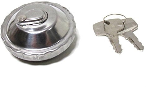 30mm Chrom Tankdeckel Abschließbar passend für Hercules Prima Zündapp Puch Mofa Mokick – Mit 2 Schlüsseln, Bajonettverschluss, 30mm Tanköffnung