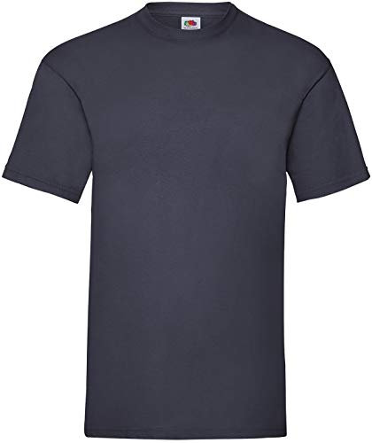 Fruit of the Loom Men's Valueweight Short Sleeve T-Shirt, Deep Navy, Small