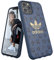 adidas Originals Compatible with iPhone 11 Pro Case, Graphic Print Protective Moulded Shibori Phone Cover - Tech Ink