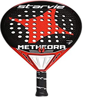 Starvie - Pala de Padel con tecnologia Filava Tech, Negro-Rojo, EU