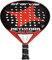 Starvie - Pala de Padel con tecnologia Filava Tech, Negro-Rojo, EU