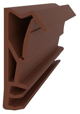 Flügelfalzdichtung für Holzfenster – Braun - 6 Meter - 18 mm Falzhöhe - 4-5 mm Nutbreite - Fensterdichtungen Holzfenster - Fenster Dichtung