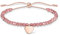 Thomas Sabo Armband rosa Perlen mit Herz vergoldetes Silber A1985-893-9-L20V