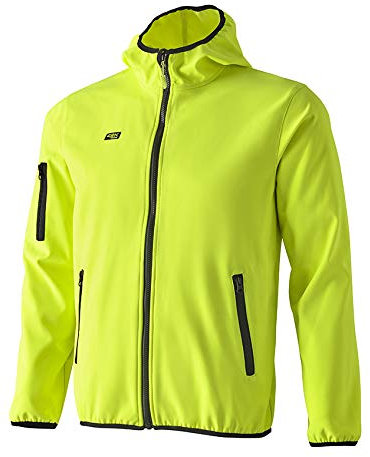 42K RUNNING - Veste technique 42 K SOFTSHELL, Jaune/noir, M