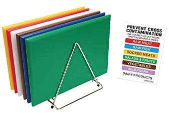 Hygiplas Extra Thick High Density Chopping Board Set