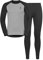 Odlo Herren Funktionsunterwäsche Set Active Warm Special Set, Dark Grey Melange - Grey Melange, XL