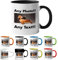 ia wares Personalised Mug - Any Text, Design, Picture or Logo on The Coffee Mug - Customised Coffee Mug Gifts for Birthday Christmas, Anniversary and Other Special Moments(11oz, Black)