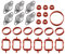 DOCAS 6 x 22 mm Reparaturset Drallklappen Swirl Flaps mit O-Ring Dichtungen der Ansaugbrücke 11612246949 für E87 E46 E90 E91 E92 E93 E39 E60 E83 E53