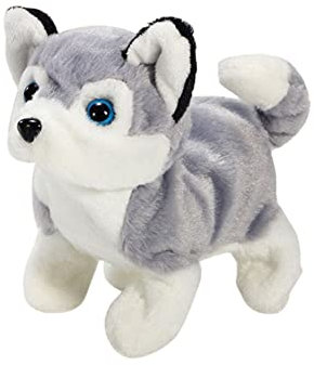 Uposao Elektronischer Hund - Interaktives Kuscheltier Das Läuft Und Bellt - Pädagogisches Plüsch-Spielzeug Für Kinder Ab 3-4 Jahre, Jungen Und Mädchen