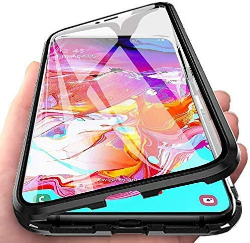 Gypsophilaa Handyhülle für Sony Xperia 5 III Hülle Magnetisch Adsorption, Schutzhülle 360 Grad Komplett Schutz Hülle 2 in 1 Metall Bumper mit Doppelte Seiten Gehärtetes Glas Schutz Cover,
