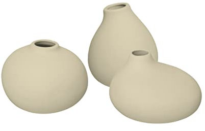 Blomus Set 3 Vasen -Nona- Vanilla, 66515