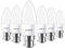 LVWIT 6.5W Ampoules à Bougies LED B22, Equivalente à 60W Ampoules Incandescentes, 6500K Blanc Froid 806Lm, Non-Dimmable, Lot de 6