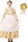 BPURB Damen Pioneer Prärie Blumenkleid Kostüm mit Schürze und Motorhaube Pilgrim Kolonial Kleid Dienstmädchen Mädchen Kostüm(XL, Gelb)