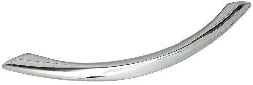OBF 72 2634 29 verchromt poliert Grimme Schubladengriff Ikaros Griff (gebogen), Breite 154 mm Schubkastengriff ZN, Lochabstand 128 mm