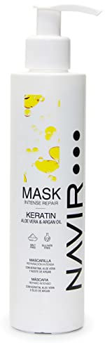 NAVIR Professional | Maschera cheratina capelli danneggiati – Nutrimento e riparazione intensa – Senza solfati – 200 ml