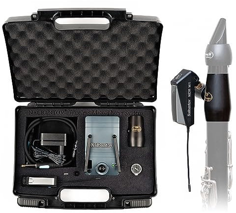 Nalbantov Klarinette Funkmikrofonsystem NCM 622 SCW Set inkl. Klarinettenfass