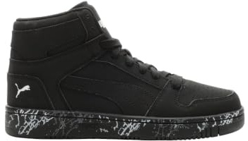Puma Rebound Layup SL Jr Sneaker Kinder schwarz Weiss 370486 01 | Freizeitschuhe
