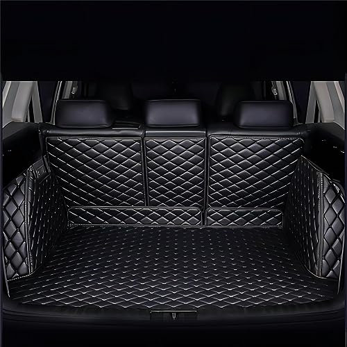 INTCHE Kofferraum Schutzmatte für Audi Q3 Sportback 2020 2021 2022 2023(Upper Level), Kofferraumwanne Cargo Schutzmatte Auto Kofferraummatten rutschfest Zubehör,Black