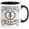 Unterschätze Niemals Einen Alten Mann Der In Der DDR Aufgewachsen Ist Tasse Geschenk (Schwarz)
