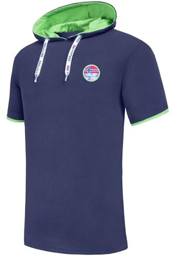 Nebulus Herren T-Shirt Hoody Track, Shirt, T-Shirt, mit Kapuze