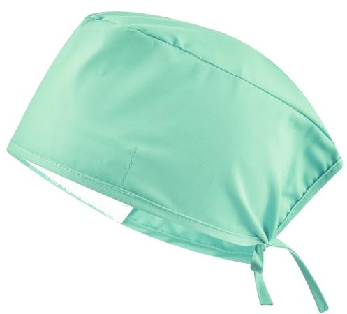 B-well Adelina Chirofano Beanie Krankenschwester Hüte Chirofano Frau in Apura Zubehör für medizinisches Personal (Hellgrün)