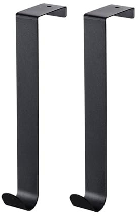 KAXIMON Over Door Hanger, 2 Pack Door Hooks Heavy Duty for Coat, Towel, Keys and Bag Storage