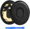 Ear Pads Replacement for Bose QuietComfort QC3 / OE1 On-Ear Headphones by MMOBIEL - Memory Foam and Protein PU Ear Pad Cushions - Noise Isolation Earpads Replacement - Black