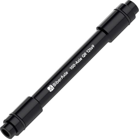 BiberAxle Fahrradnabe Schnellspanner Adapterachse, 100mm Abstand Längen, Umwandlungs Adapter Werkstoff aus Aluminiumlegierung, für Mountainbike Naben Spezifikation: 12mm auf 9mm