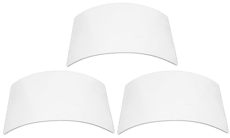 ULTECHNOVO Sandstrahlhaube Ersatzlinse 3Er-Pack Staubschutzmaske Mit Hochtransparenten Organischen Glaslinsen Für Schleifen Schneiden Und Industrieeinsatz