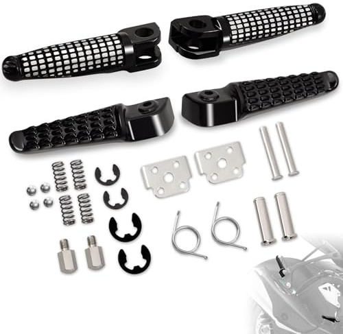 Hokuotolite Repose-pieds arrière passager et conducteur avant/conducteur pour Zr800 2013-2015, z1000 abs 2014-2016, z1000 2010-2013, Ninja zx 6r 2010-2023