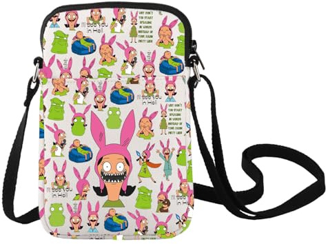 LEVLO Louis Crossbody Bag Belcher Fans Geschenk Bob Family Umhängetasche Louis TV Show Merchandise, I'll See You C Bag