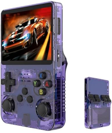 Keyboy Game Console,Built in 20000 Games,2024 New Keyboy Game Console,Retro Handheld Game Console,3.5in HD Portable Game Console,Support HDMI and TV Output,Key Boy Game Console (PURPLE, 64G)(Purple 12