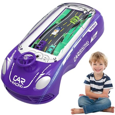 Spielekonsole Für Kinder, Tragbare Auto-Spiele Für Kinder | Handgezogenes Autorennspiel | Interaktives Spielzeug Für Kinder Erziehungsfahrzeuge Für Jugendliche Für Jugendliche Für Jugendliche