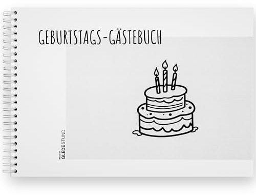 Gästebuch Geburtstag mit Fragen | 60 Seiten | 7 verschiedene Steckbriefe inkl. Fragen | Gästebuch mit Fragen Geburtstag | Gästebuch Geburtstag | Fotoalbum Geburtstag