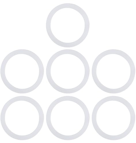 7pcs Wärmeflaschendichtungsringe Silikonringe Isolierte Tasse Dichtungsringe Wärmeflaschendeckel Dichtungsringe Gummidichtung Gummidichtung